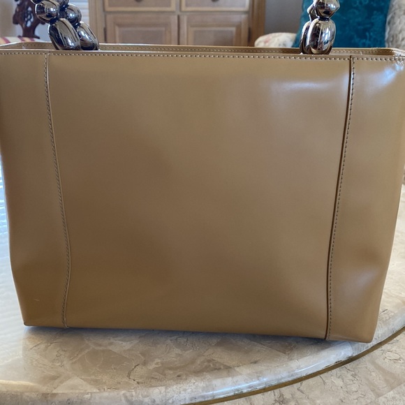 Christian Dior Malice bag in beige leather with gun metal tone hardware - Picture 6 of 14